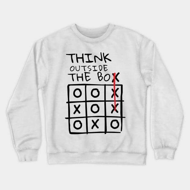 I'm not Weird I'm just thinking Outside the box Crewneck Sweatshirt by KewaleeTee